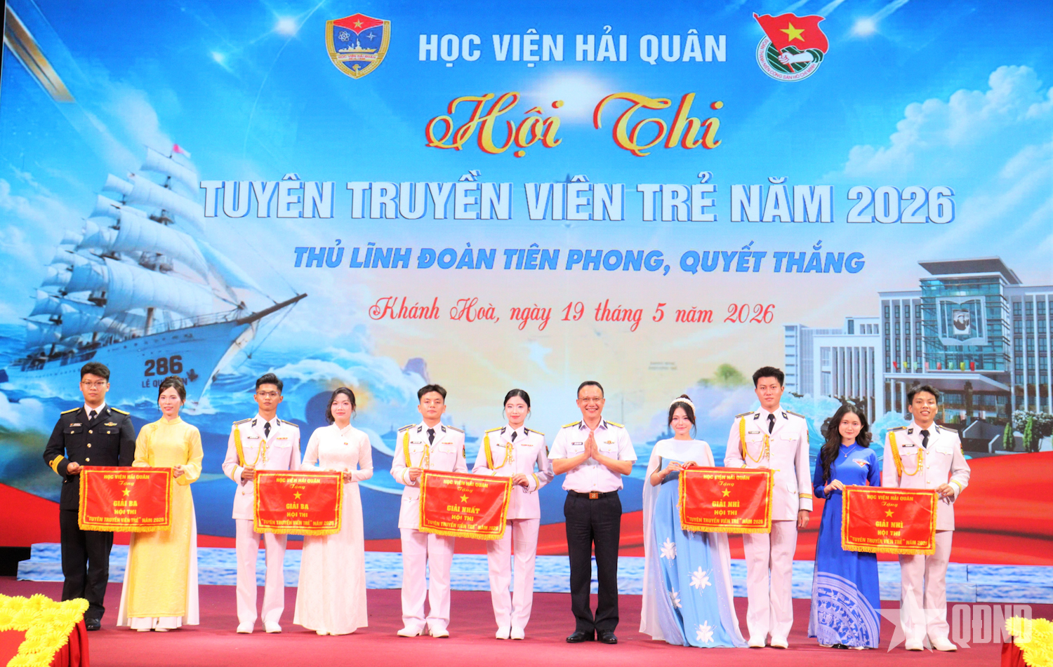 Sôi nổi Hội thi tuyên truyền viên trẻ của Học viện Hải quân
